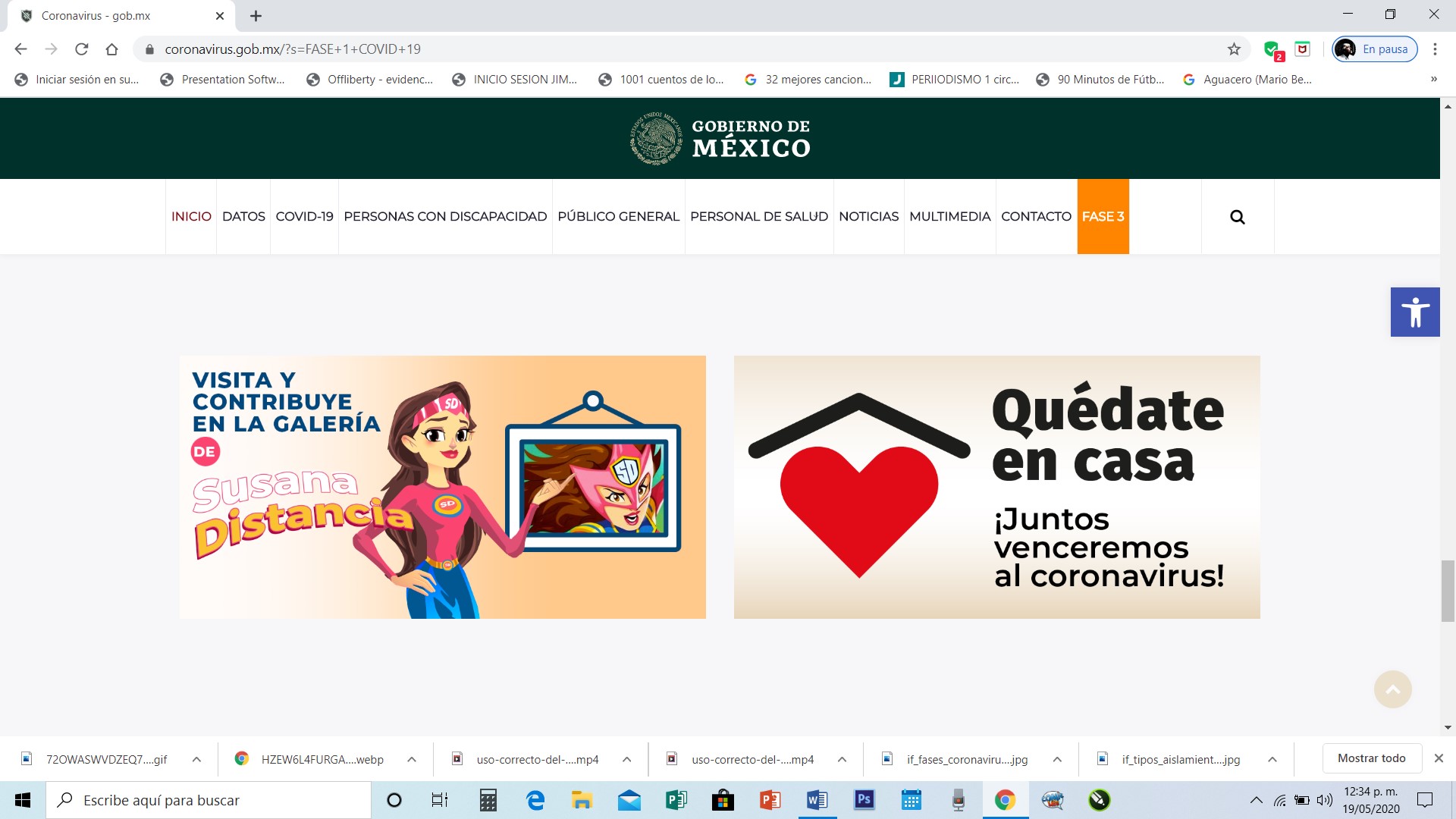 CREACIÓN DEL PERSONAJE SUSANA DISTANCIA (Mascota o Monstruo) en Imagen Institucional